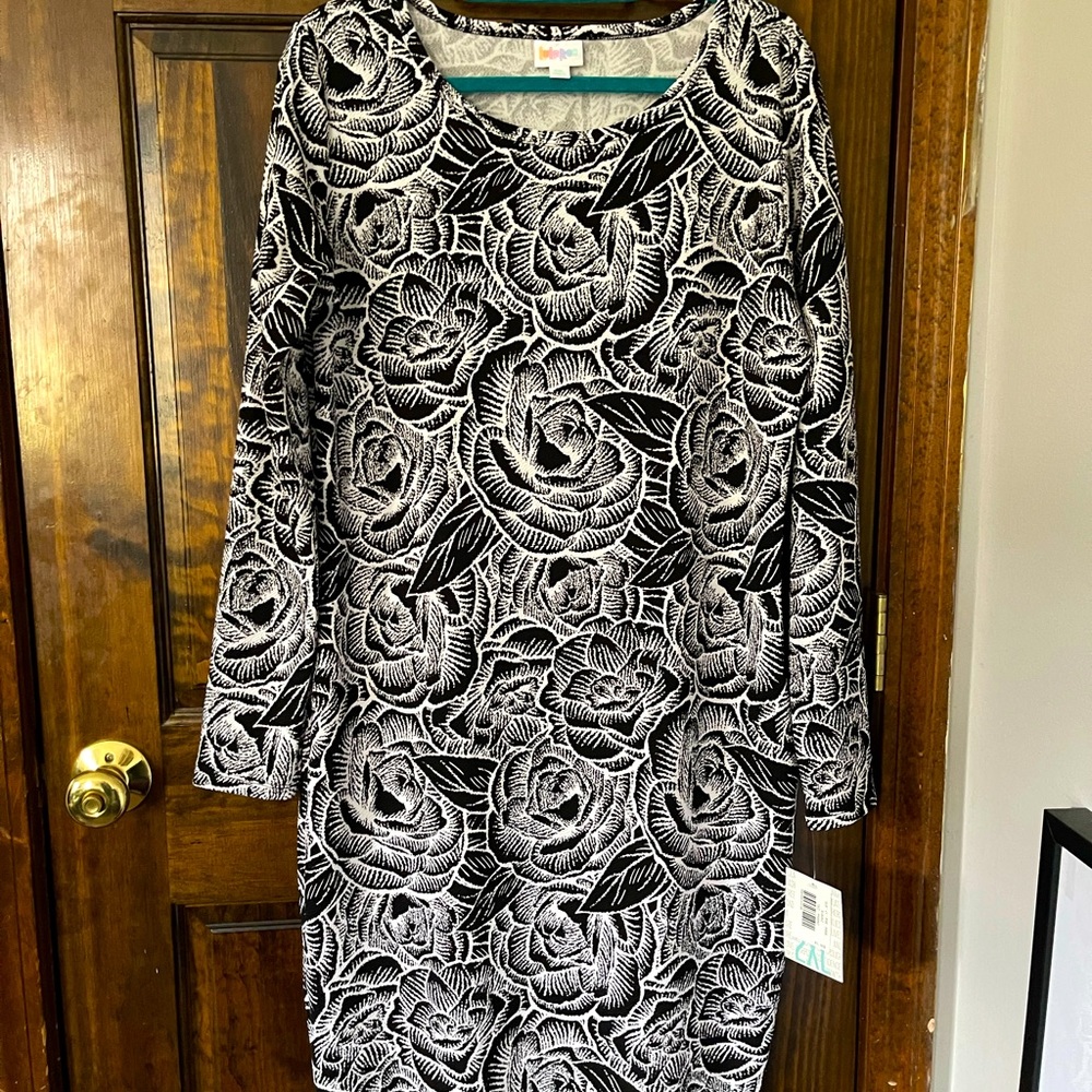 New w/ tags! Lularoe Debbie - light, textured sweater dress - SUPER FLATTERING!